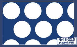 Rv 18-22,5 prześwit 56%