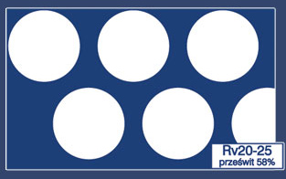 Rv 20-25 prześwit 58%
