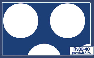 Rv 30-40 prześwit 51%