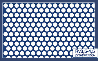 Rv 3,5-4,5 prześwit 55%