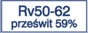 Rv 50-62 prześwit 59%