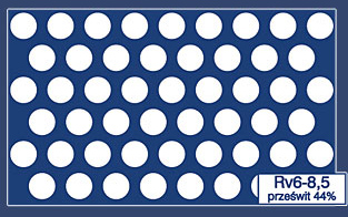 Rv 6-8,5 prześwit 44%