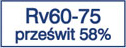 Rv 60-75 prześwit 58%