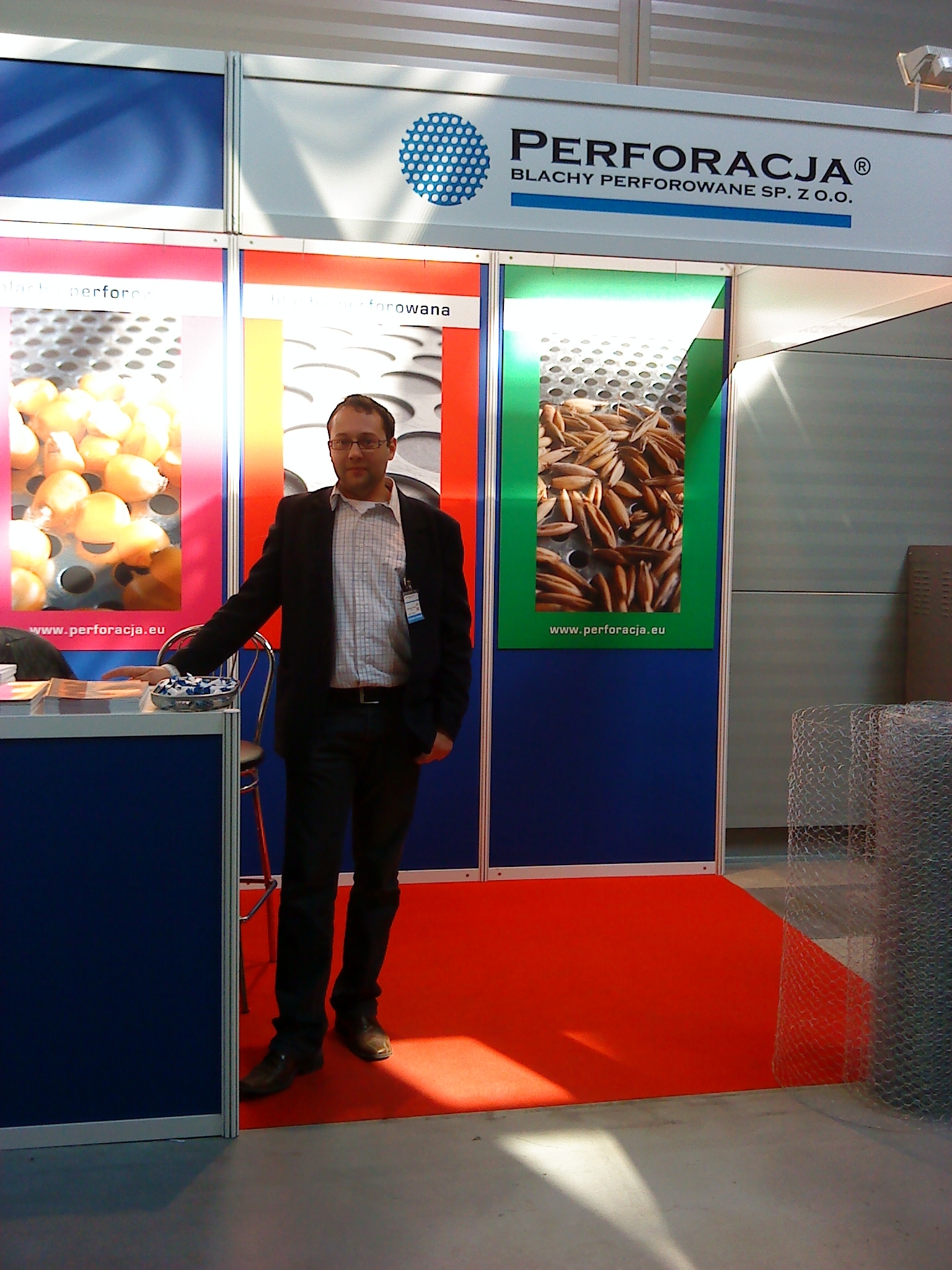 Stoisko Perforacja na targach AGROTECH w Kielcach