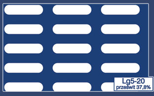 Lg 5-20 prześwit 37,8%