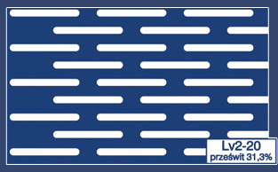 Lv 2-20 prześwit 31,3%