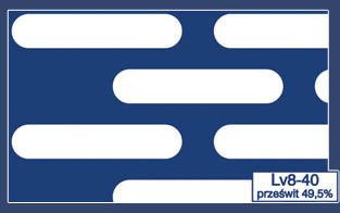 Lv 8-40 prześwit 49,5%