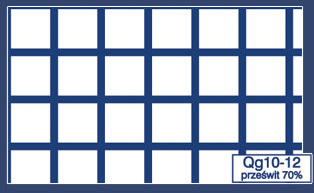 Qg 10-12 prześwit 70%