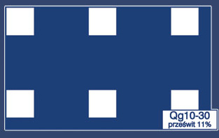 Qg 10-30 prześwit 11%
