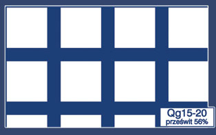 Qg 15-20 prześwit 56%