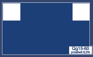 Qg 15-60 prześwit 6,3%