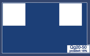 Qg 20-50 prześwit 16%