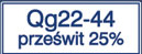 Qg 22-44 prześwit 25%
