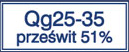 Qg 25-35 prześwit 51%