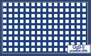 Qg 3-5 prześwit 36%