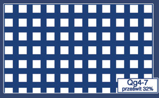 Qg 4-7 prześwit 32%