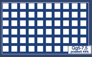 Qg 5-7,5 prześwit 44%