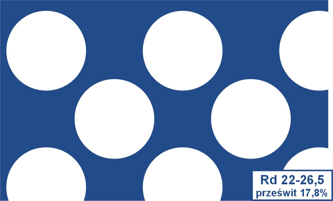 Rd 22-26,5 prześwit 17,8%